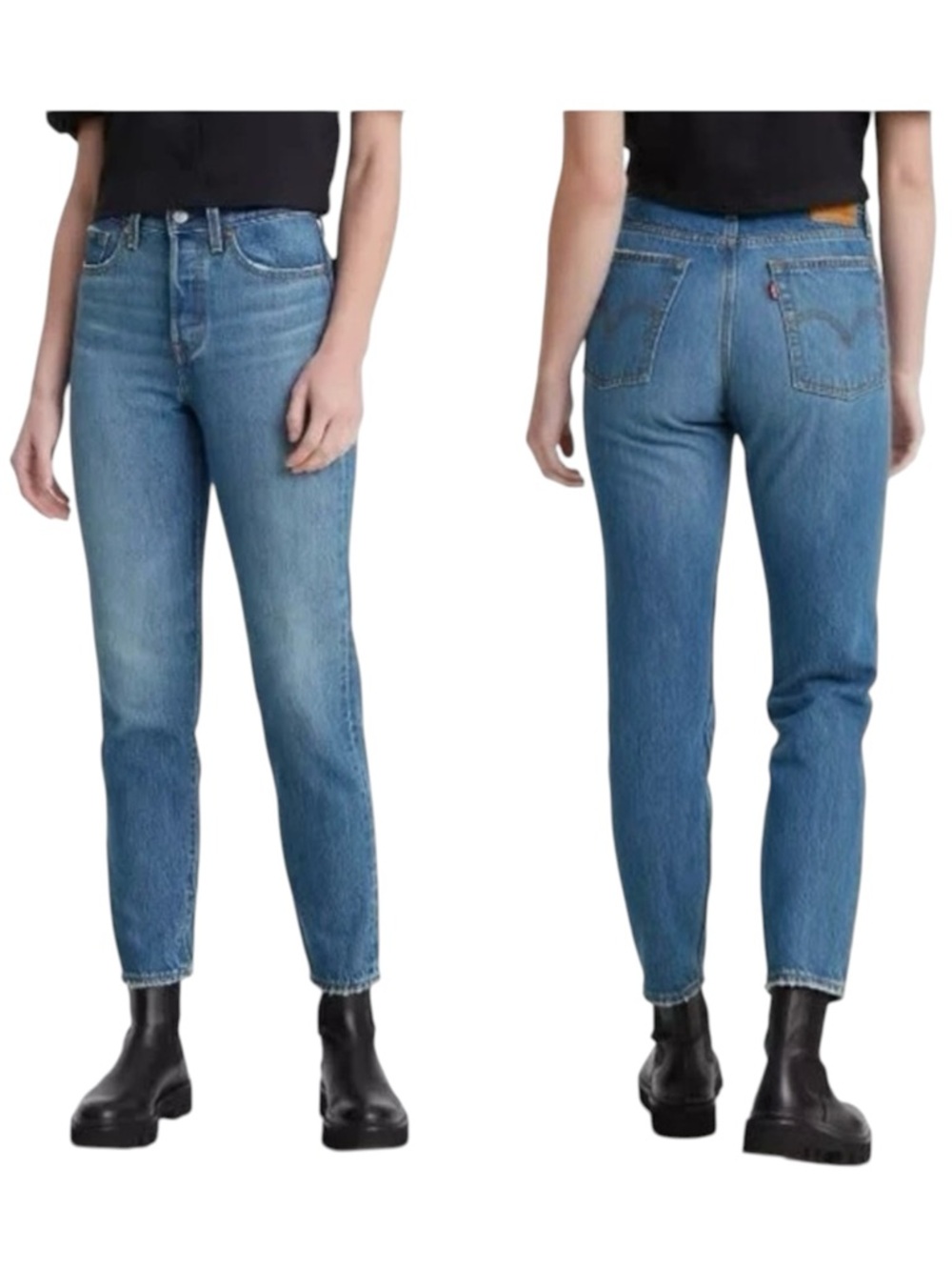Levi’s Wedgie Fit Ankle Jeans Size 27 Colour Athens Shut It